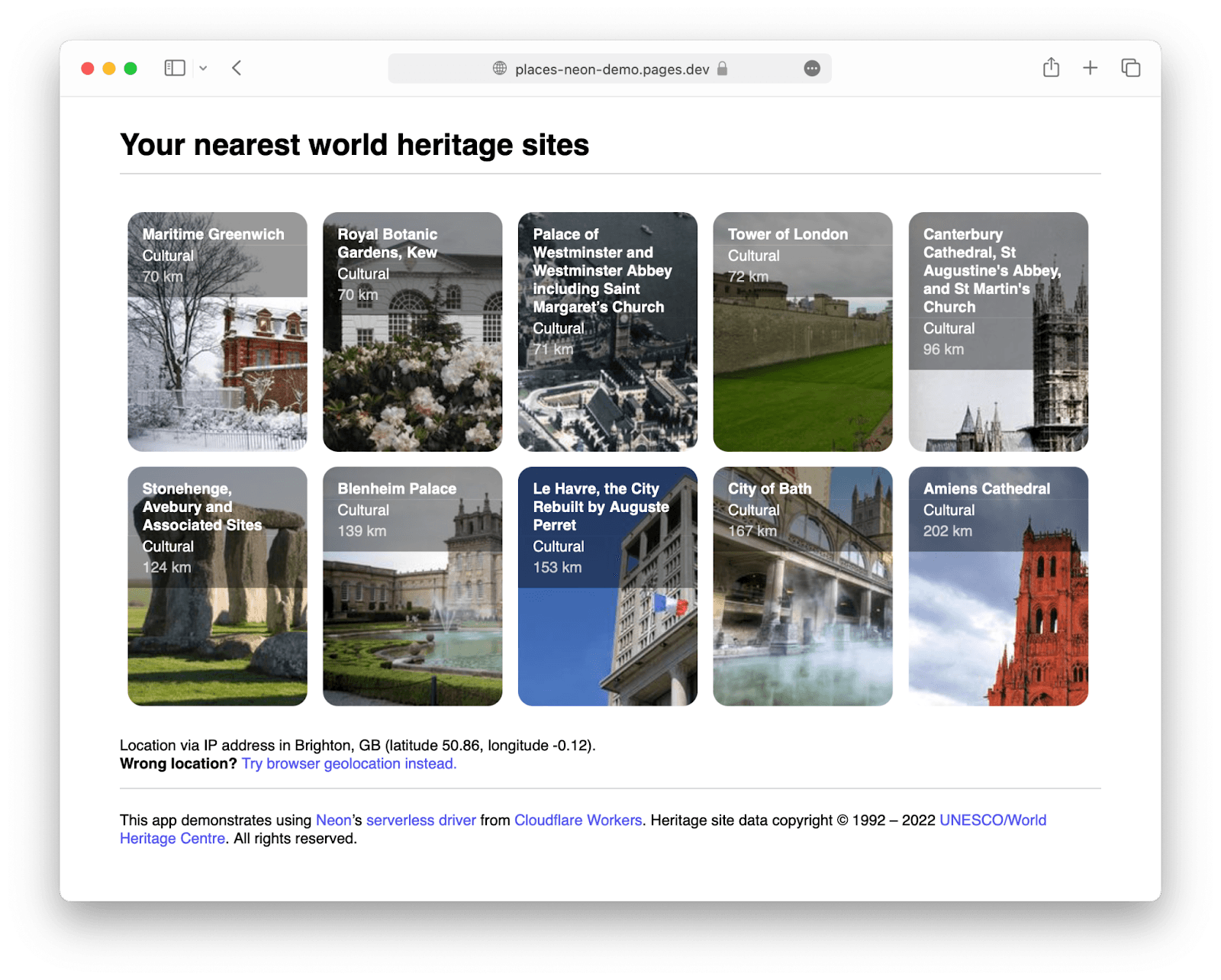 Demo app